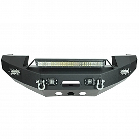 Paramount Automotive Bumper Direct-Fit 1-Piece Design Black - 570506