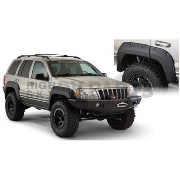 Bushwacker Fender Flare - Black Dura-Flex 2000 TPO Textured Plastic Matte Set Of 2 - 1007207