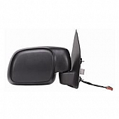 K-Source Exterior Mirror Electric OEM Black Single - 61159F