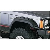 Bushwacker Fender Flare - Black Dura-Flex 2000 TPO Textured Plastic Matte Set Of 2 - 1003507