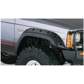 Bushwacker Fender Flare - Black Dura-Flex 2000 TPO Textured Plastic Matte Set Of 2 - 1003507