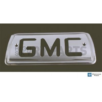All Sales Center High Mount Stop Light Cover - Silver Brushed GMC Aluminum - 94007