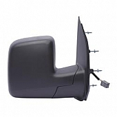 K-Source Exterior Mirror Electric OEM Black Single - 61177F
