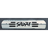 All Sales Center High Mount Stop Light Cover - Silver Polished Sport Aluminum - 42003P