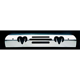 All Sales Center High Mount Stop Light Cover - Black Powder Coated Rams Head Aluminum - 43000K