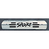 All Sales Center High Mount Stop Light Cover - Black Powder Coated Sport Aluminum - 43003K