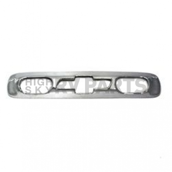 All Sales Center High Mount Stop Light Cover - Silver/ Red Chrome Plated Bow Tie ABS Plastic - 1374050