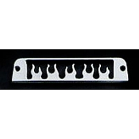 All Sales Center High Mount Stop Light Cover - Black Powder Coated Flames Aluminum - 32015K