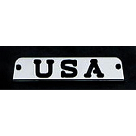 All Sales Center High Mount Stop Light Cover - Silver Brushed USA Aluminum - 32400