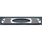 All Sales Center High Mount Stop Light Cover - Black Powder Coated Oval Aluminum - 54006K
