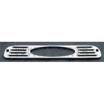 All Sales Center High Mount Stop Light Cover - Black Powder Coated Oval Aluminum - 54006K