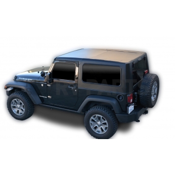 DV8 Offroad Hard Top 2 Piece Black Fiberglass - HT07SB22-1