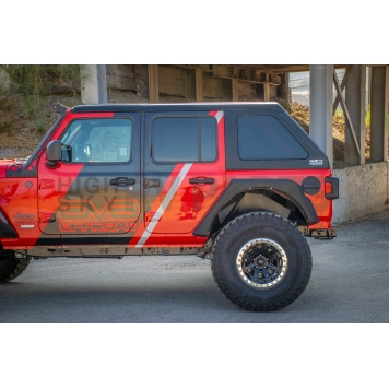 DV8 Offroad Hard Top 2-Piece  Fiberglass - HTJLFBP-7