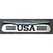 All Sales Center High Mount Stop Light Cover - Black Powder Coated USA Aluminum - 55504K