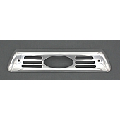 All Sales Center High Mount Stop Light Cover - Silver Polished Oval Aluminum - 57000P
