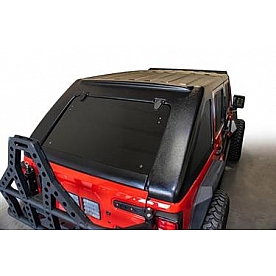 DV8 Offroad Hard Top 2 Piece Black Fiberglass - HTJL02B