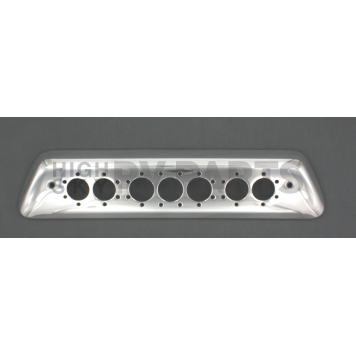 All Sales Center High Mount Stop Light Cover - Silver Polished Euro Style Aluminum - 57020P