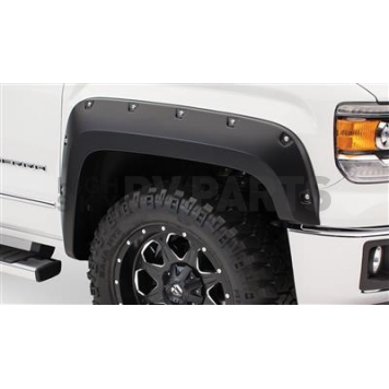 Bushwacker Fender Flare - Black Dura-Flex 2000 ABS Smooth Plastic Matte Set Of 2 - 4014702