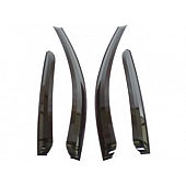 JSP Automotive Rainguard - Smoke PVC Set Of 4 - 218011