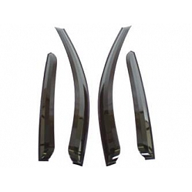 JSP Automotive Rainguard - Smoke PVC Set Of 4 - 218011