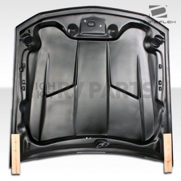 Extreme Dimensions Hood - Primered Fiberglass Black - 104824-1