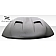Extreme Dimensions Hood - Primered Fiberglass Black - 104824