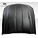 Extreme Dimensions Hood - Primered Fiberglass Black - 104824