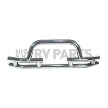 Rugged Ridge Tubular Bumper 1-Piece Design Stainless Steel Silver - 1156303