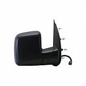 K-Source Exterior Mirror Electric OEM Black Single - 61115F