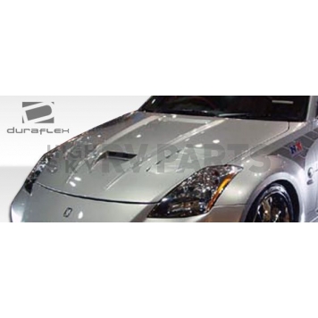 Extreme Dimensions Hood - Primered Fiberglass Black - 104860-2