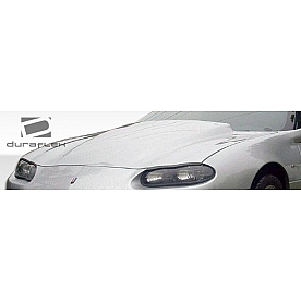 Extreme Dimensions Hood - Primered Fiberglass Black - 104862