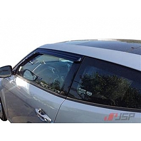 JSP Automotive Rainguard - Smoke PVC Set Of 3 - 218018