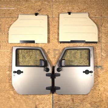 Rugged Ridge Hard Top Panel And Hard Door Storage Hanger - Wall Mount Steel - 1210718-1