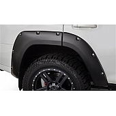 Bushwacker Fender Flare - Black Dura-Flex 2000 ABS Smooth Plastic Matte Set Of 2 - 3004602