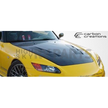 Extreme Dimensions Hood - Primered Fiberglass Black - 105220