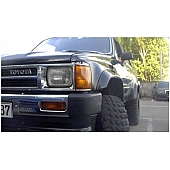 Bushwacker Fender Flare - Black Dura-Flex 2000 ABS Smooth Plastic Matte Set Of 2 - 3102011