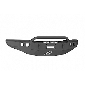 Road Armor Bumper Stealth Pre-Runner 1-Piece Design Steel Black - 370R4B