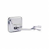 K-Source Exterior Mirror Manual OEM Silver Single - 60021C