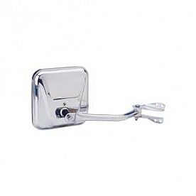 K-Source Exterior Mirror Manual OEM Silver Single - 60021C