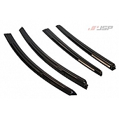 JSP Automotive Rainguard - Smoke Acrylic Set Of 4 - 218036