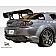 Extreme Dimensions Air Dam Rear Lip Fiberglass Reinforced Plastics Primered Black - 100583