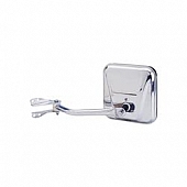 K-Source Exterior Mirror Manual OEM Silver Single - 60022C