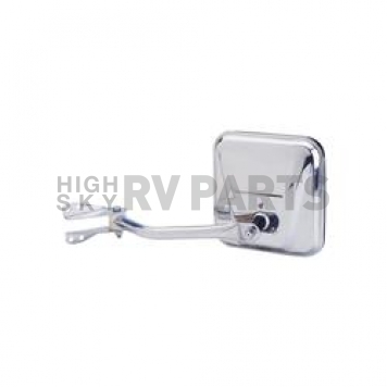 K-Source Exterior Mirror Manual OEM Silver Single - 60022C