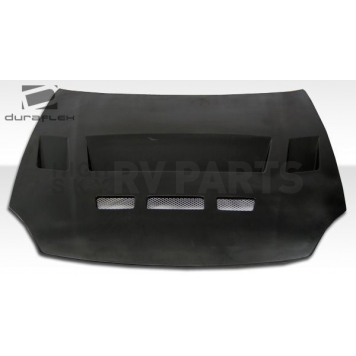 Extreme Dimensions Hood - Primered Fiberglass Black - 105551-1