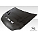 Extreme Dimensions Hood - Primered Fiberglass Black - 105551