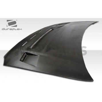 Extreme Dimensions Hood - Primered Fiberglass Black - 105551-5