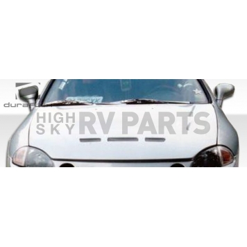 Extreme Dimensions Hood - Primered Fiberglass Black - 105551-7