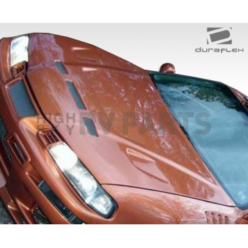 Extreme Dimensions Hood - Primered Fiberglass Black - 105552-1