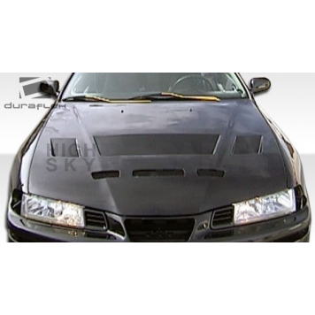 Extreme Dimensions Hood - Primered Fiberglass Black - 105552-2