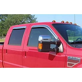 Stampede Rainguard - Chrome Plated Plastic Set Of 4 - 61238